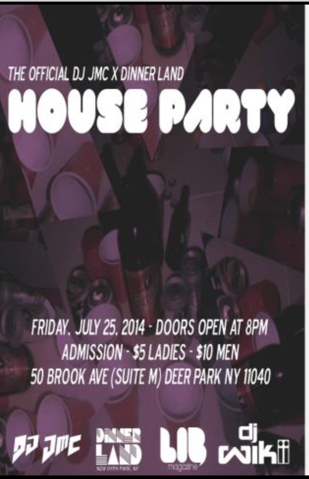 house party dinner land LIB magazine