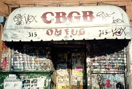 Cbgb nyc punk metal club