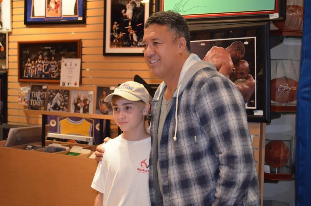 ron darling with fan new york mets