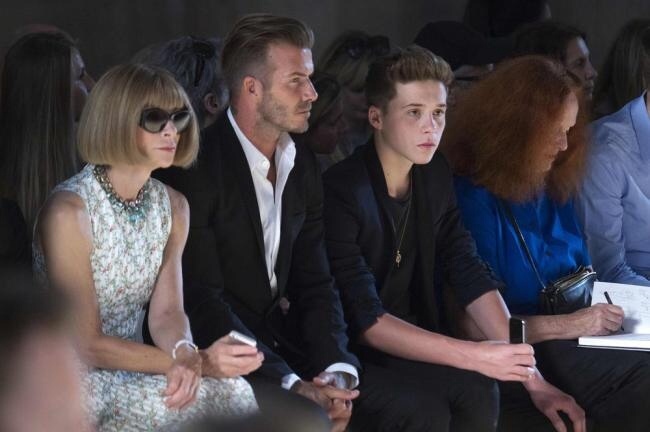 anna wintour david beckham