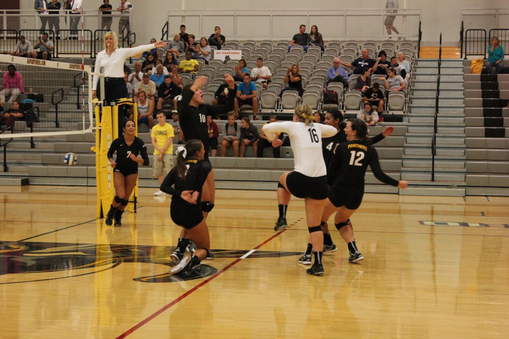 Adelphi girls volleyball 
