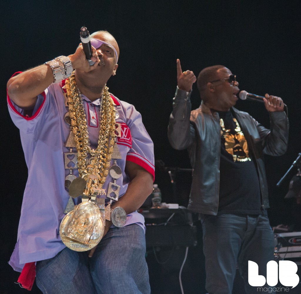 Slick Rick with Doug E. Fresh, who combined beats with Rick's lyrics to "La-Di-Da-Di"