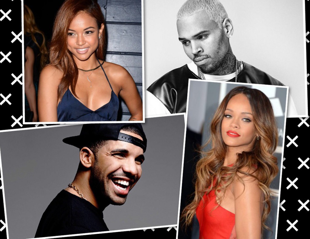 drake, rihanna, chris brown