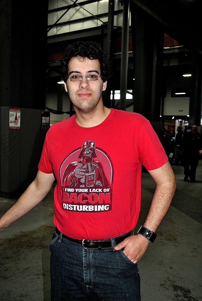 darth vader bacon graphic tee