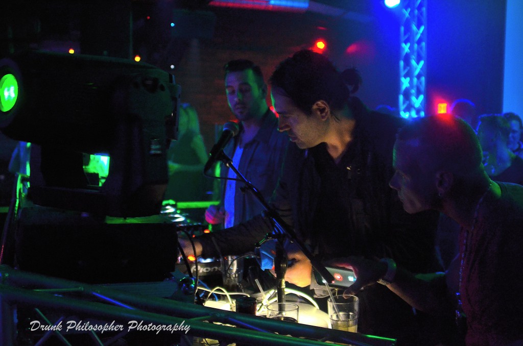 Theo setting up