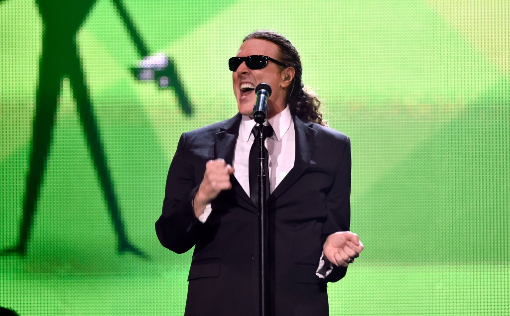 Recording artist "Weird Al" Yankovic performs in support of "The Mandatory World Tour" at Planet Hollywood Resort and Casino on May 12, 2015 in Las Vegas, Nevada. *** Local Caption *** Al Yankovic
