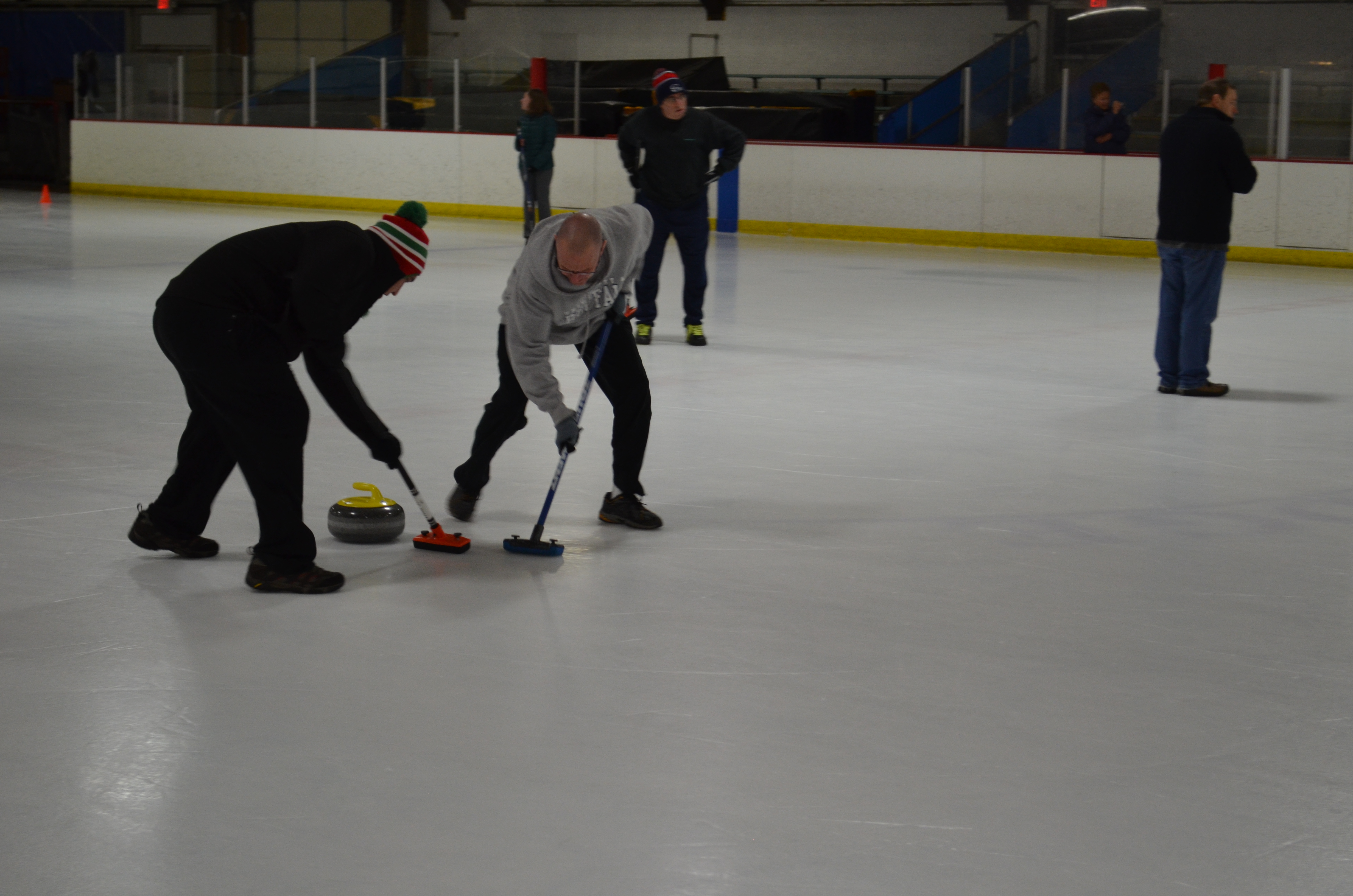 The Long Island Curling Club at Newbridge Arena, first of its kind