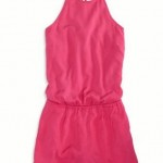 ae pink romper american eagle