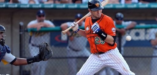 Brendan Harris is Long Island Ducks On Base Machine