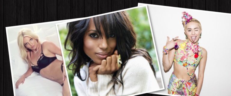 Kerry Washington clothing, Miley accessories, Britney Spears intimates