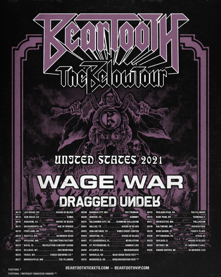Beartooth Announce The Below U.S. Tour