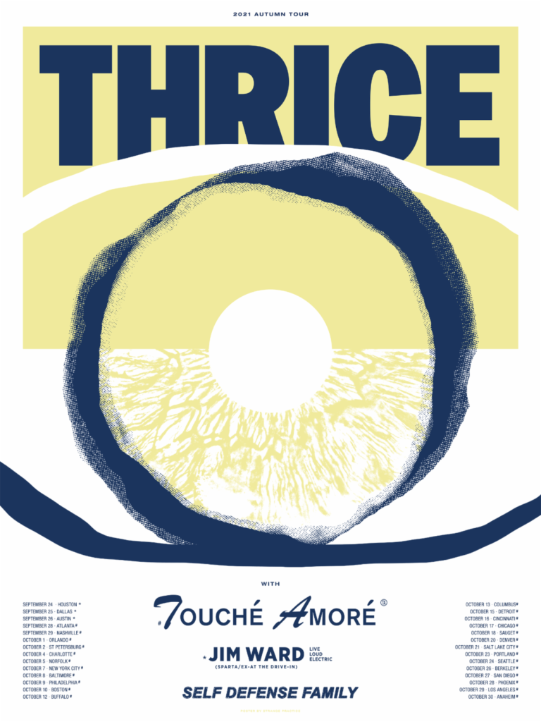 Thrice Announces 2021 Autumn Tour